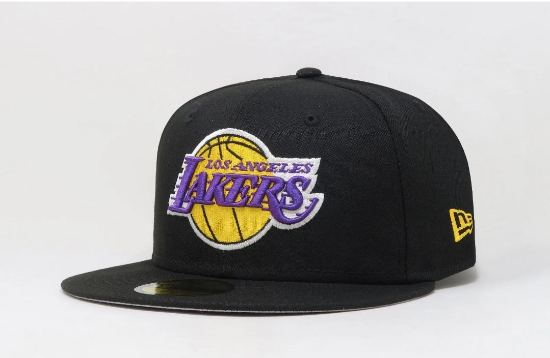 New Era 59Fifty Men's Cap NBA Los Angeles Lakers Basic Black Fitted Hat