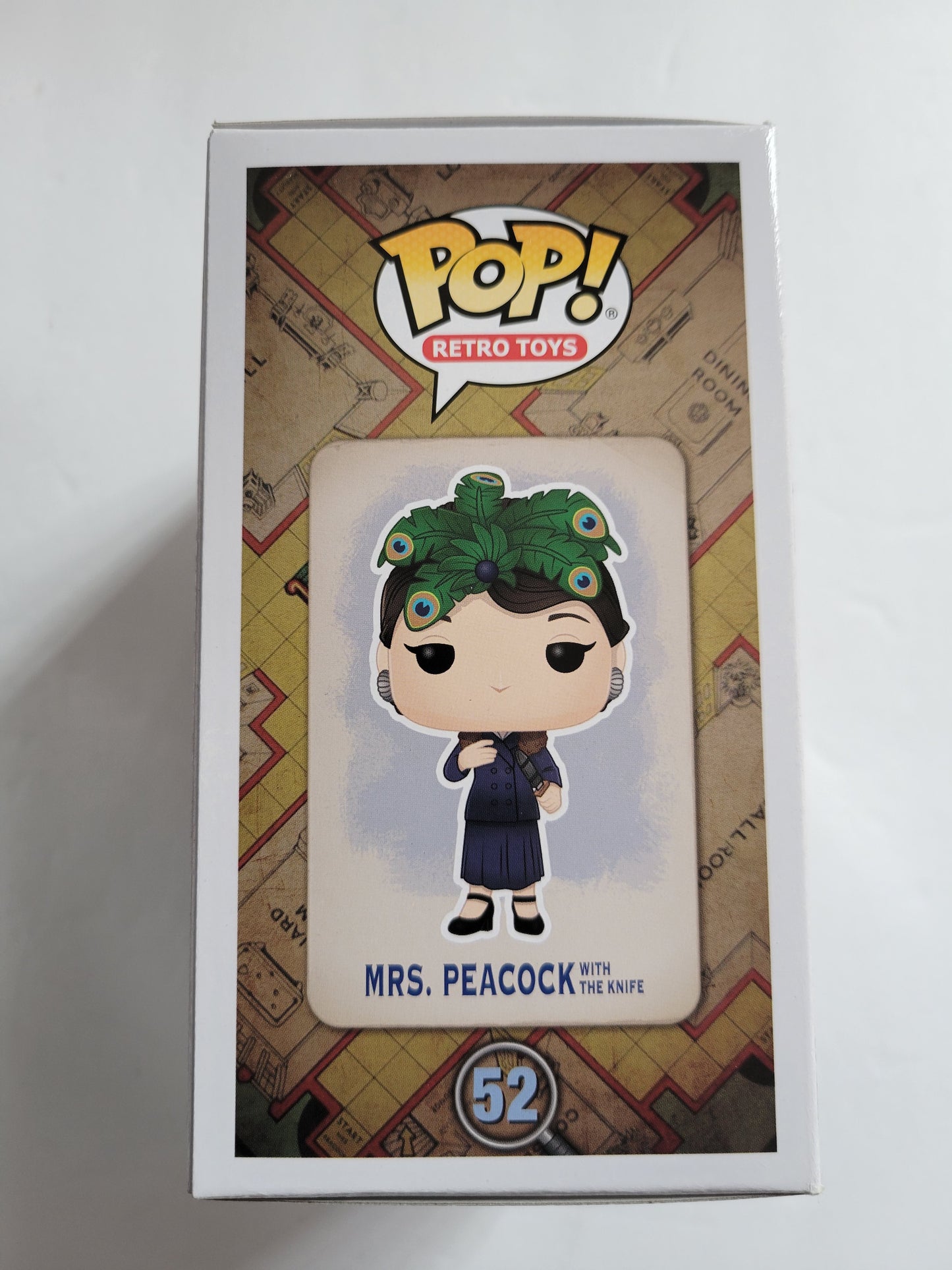 Funko Pop! CLUE! Mrs. Peacock with The Knife Hot Topic Exclusive #52