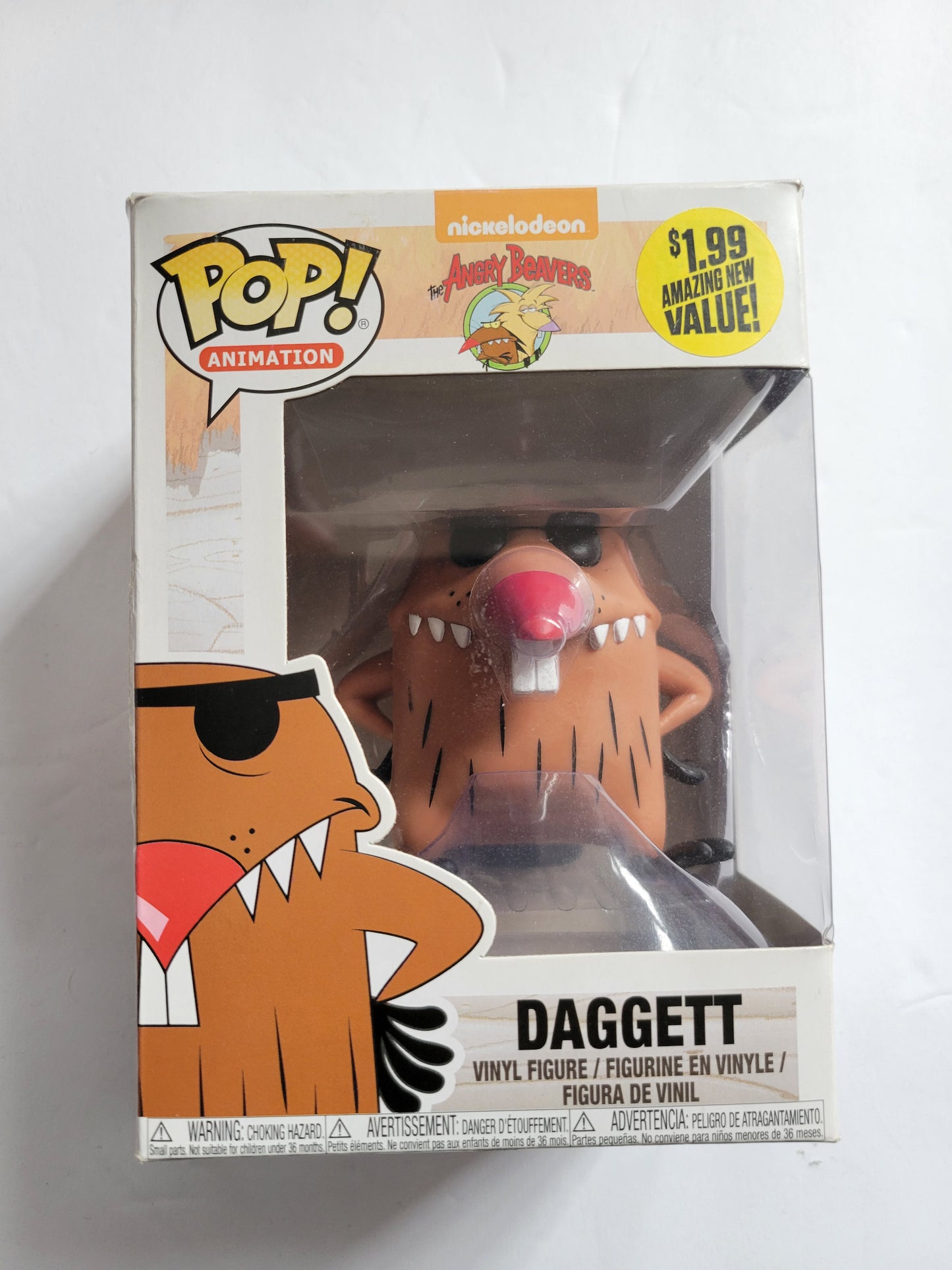 Funko POP! Nickelodeon The Angry Beavers: Daggett Figure #323