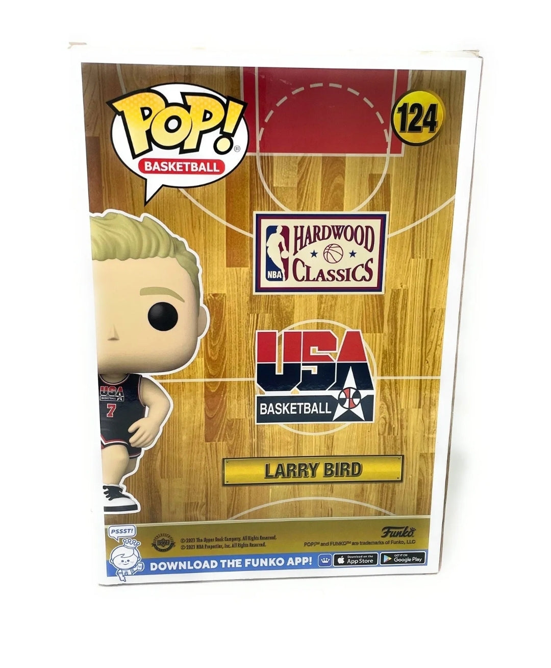 Funko Pop! Basketball: Vinyl Jumbo 10": USA Larry Bird - Walmart Exclusive #124
