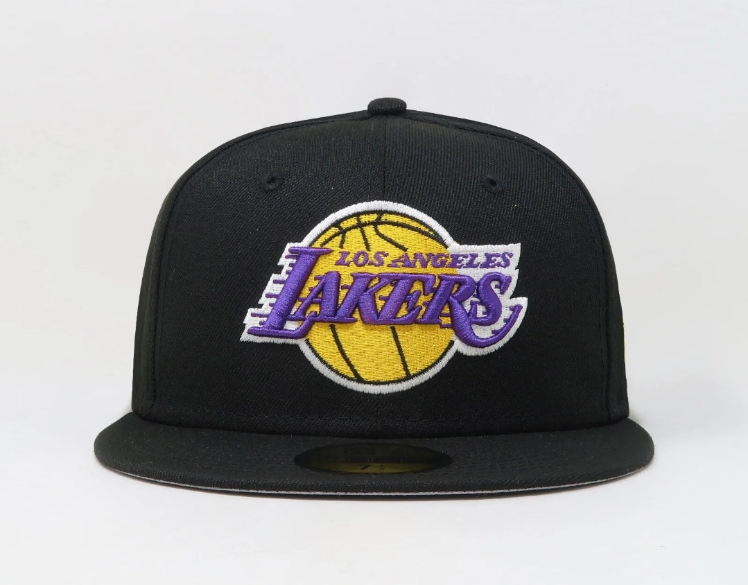 New Era 59Fifty Men's Cap NBA Los Angeles Lakers Basic Black Fitted Hat