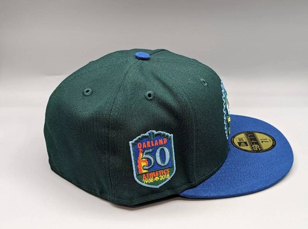 NWT NEW Oakland Athletics A's New Era Enchanted Forest Fitted Hat Cap Size 8