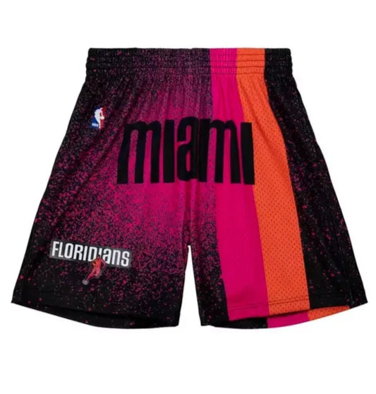 Mitchell & Ness Miami Heat Floridians Swingman Shorts