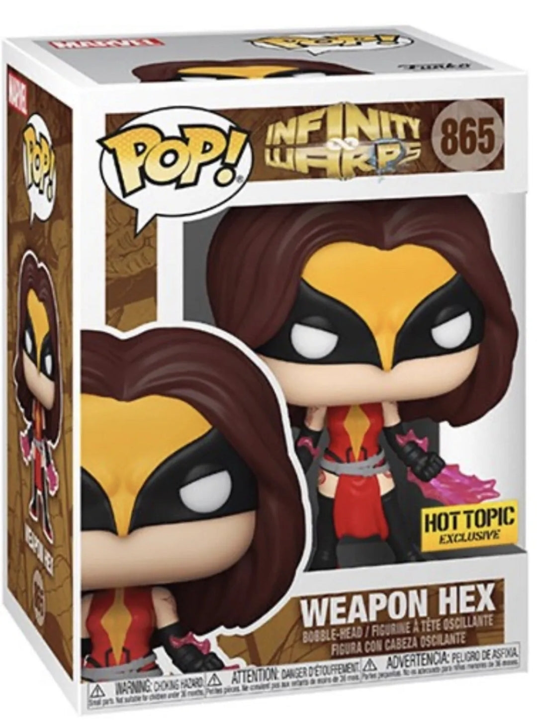 Funko POP: Infinity warps hot topic exclusive weapon hex #865