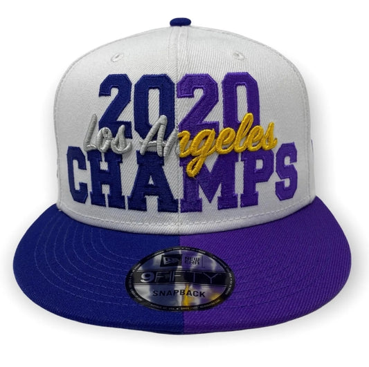 Los Angeles Lakers Dodgers Men's New Era 9FIFTY 2020 Dual Champions Snapback Hat