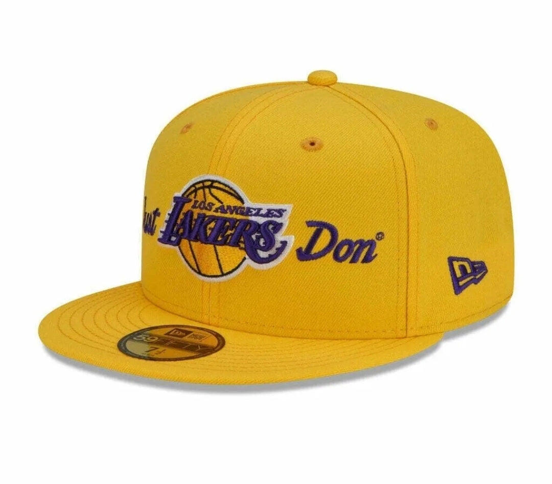 New Era x Just Don YELLOW LOS ANGELES LAKERS 59FIFTY Fitted Hat